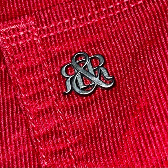 Rock & Republic Poison Apple Red Berlin Skinny Corduroy Pants Size 6 - Picture 12 of 16
